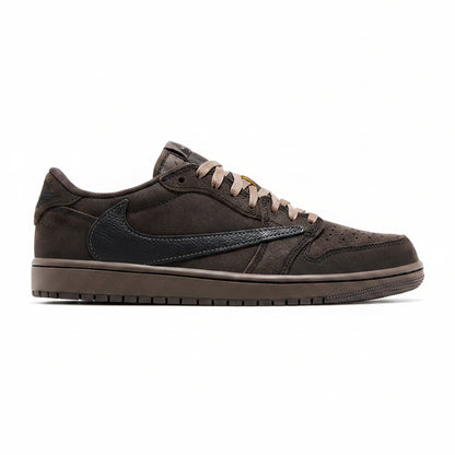 Jordan 1 Low X Travis Scott "Velvet Brown"