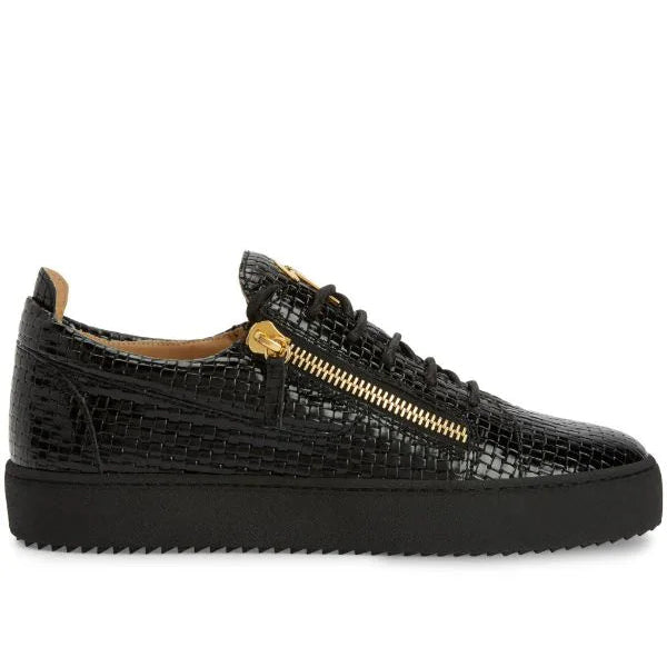 G. Zanotti "Frankie Woven Leather"